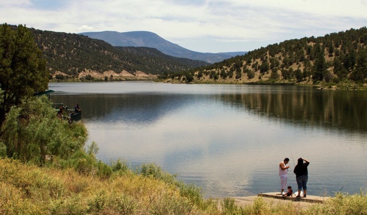 Reservoir Lake - Fly fishing with the family