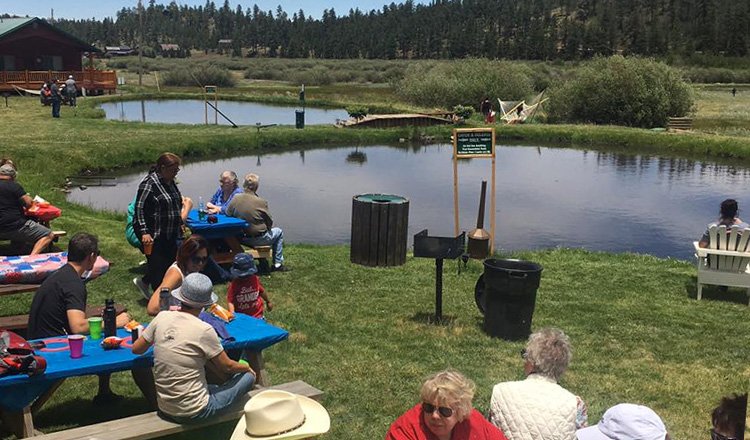 Outdoor Lunch at Greer Lodge